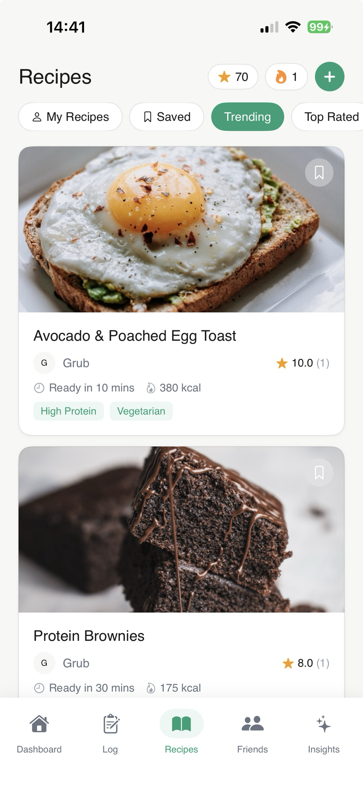 Grub Recipes — browse healthy recipe ideas